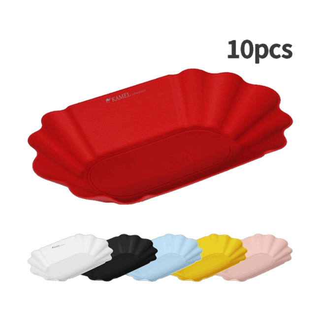 카멜 플리츠 멀티 서빙 트레이 10P (6 Colors) 대표 이미지