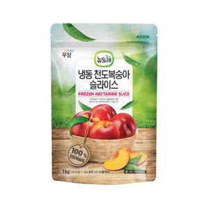 [뉴뜨레] 냉동 뉴뜨레 천도복숭아 1kg 무가당 5개묶음 대표 이미지