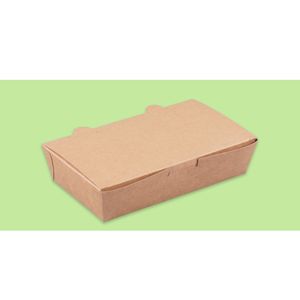 종이도시락 김밥포장 1호 크라프트 400개 CN 대표 이미지