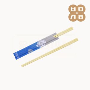 KO 24cm 반포장 블루 일회용 대나무젓가락 (100개x20봉지) 대표 이미지