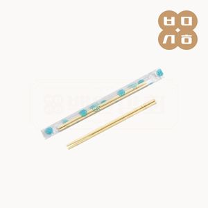 KO 일회용 opp 둥근대나무 젓가락(블루) 3000개 (100개x30봉지) 대표 이미지