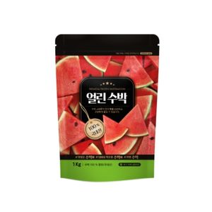 [뉴뜨레] 냉동 뉴뜨레 수박청크 무가당 국내산 1kg 5개묶음 대표 이미지