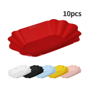 카멜 플리츠 멀티 서빙 트레이 10P (6 Colors) 대표 이미지