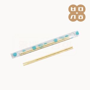 KO 일회용 둥근대나무 젓가락(스마일)17.5cm 3000개 대표 이미지