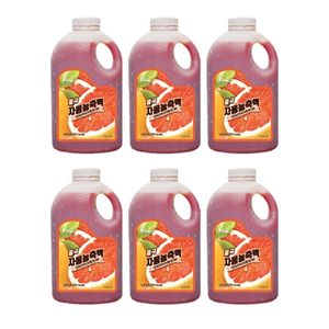 [흥국] 자몽 농축액 1.5L 6개묶음 대표 이미지