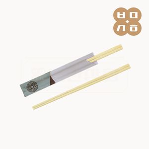 KO 24cm 반포장 일회용 연꽃 대나무 젓가락 (100개x20봉지) 대표 이미지
